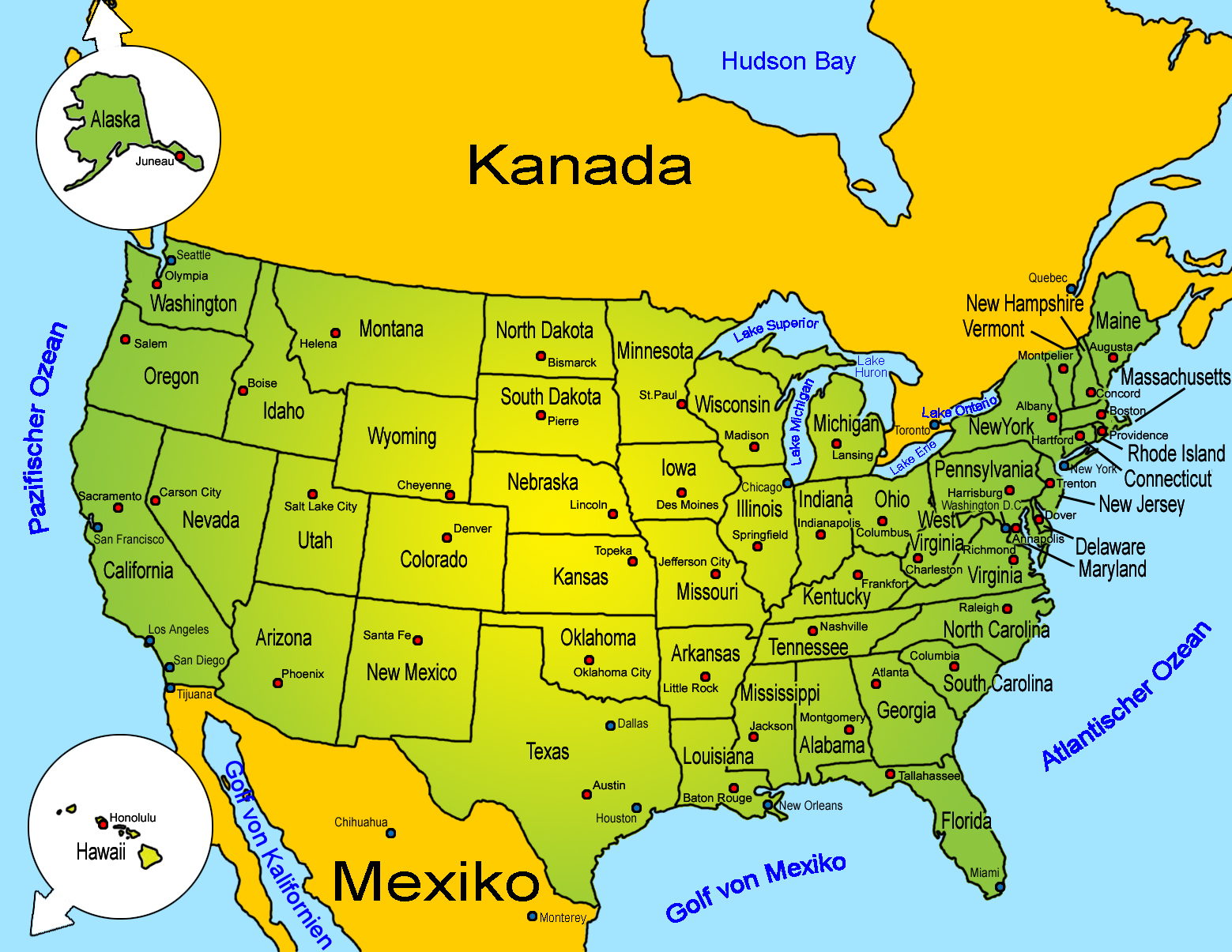 landkarte vereinigte staaten von amerika Usa Landkarte Lander Usa Goruma landkarte vereinigte staaten von amerika