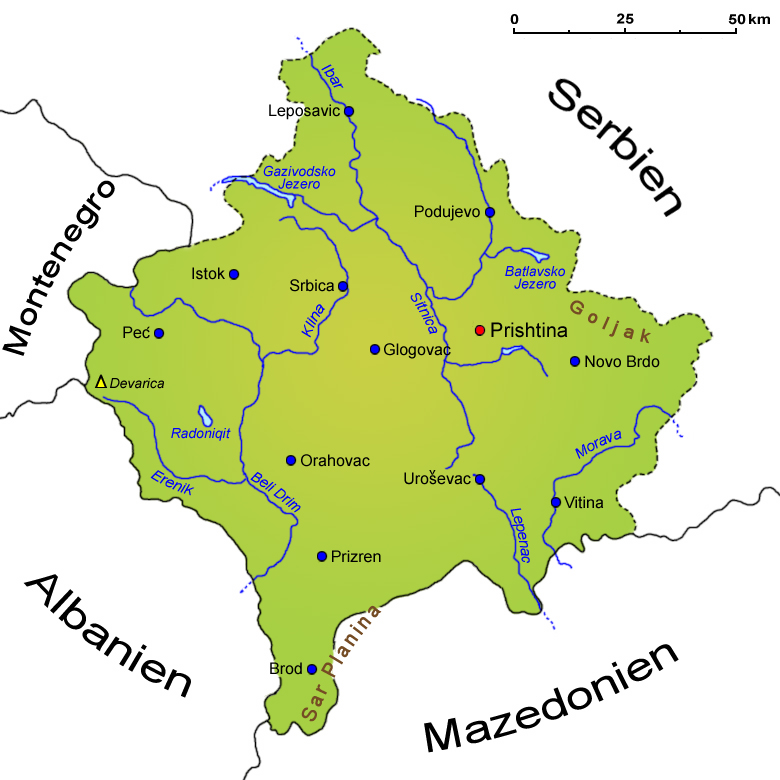 Косово на карте. Глоговац Косово. Физическая карта Косово. Косово на карте Европы.